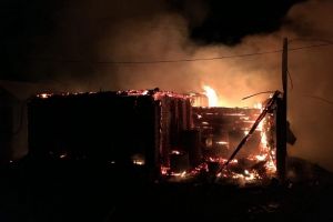 В Пензенской области в сгоревшем сарае нашли тело мужчины