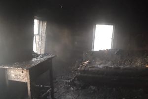 Из полыхающего дома в Пензенской области спасли женщину