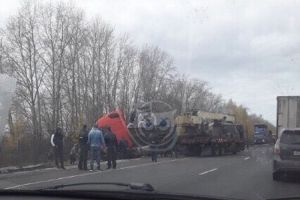 Появились фото с места жесткого ДТП на трассе М-5 в Пензенской области