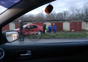 В ДТП на «пьяной дороге» в Пензе «скомкало» легковушку