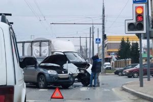 В пензенской Терновке в результате ДТП раскурочило «ГАЗель»
