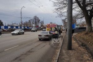 Иномарка врезалась в маршрутку в районе пензенского автовокзала