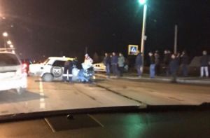 Жесткое ДТП в Ухтинке спровоцировало серьезную пробку. Видео