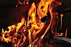 При пожаре в Пензенской области пострадал мужчина
