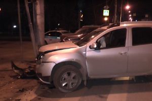 Появилось видео с места ДТП в Пензе, в котором пострадали пять человек