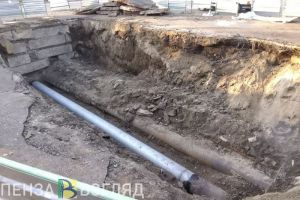 СК: Трубопровод на улице Аустрина в Пензе проложили 57 лет назад