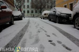 Пензенцев предупреждают о скользких дорогах