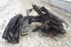 Шокирующие кадры. В страшной аварии на трассе «Тамбов-Пенза» погибли три человека