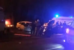 В сети появилось видео с места серьезной аварии на Большой Арбековской в Пензе