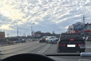 На окраине Пензы «Яндекс. Такси» попало в ДТП