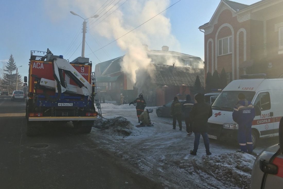Утром в Пензенской области при пожаре в доме погиб мужчина. Фото