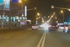 Появилось видео погони за водителем, сбившим девушку в Пензе