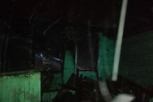 При пожаре в поселке Лунино погибла пенсионерка