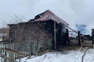 Пожар в Пензенской области унес жизнь мужчины. Фото