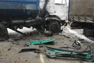 Опубликовано видео с места жуткой аварии на пензенском участке трассы М-5