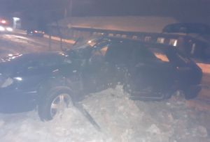 В Кузнецке Пензенской области в серьезную аварию попали два автомобиля