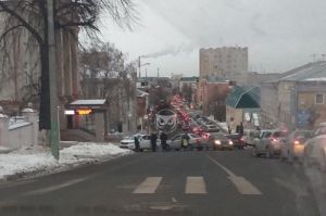ДТП в центре Пензы спровоцировало дорожный коллапс