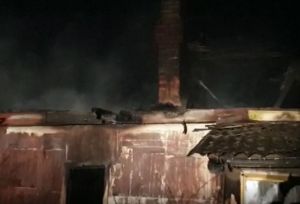 Появилось видео с места смертельного пожара в Пензенской области