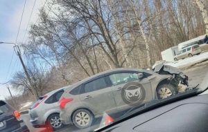 На улице Рахманинова в Пензе произошла жесткая авария