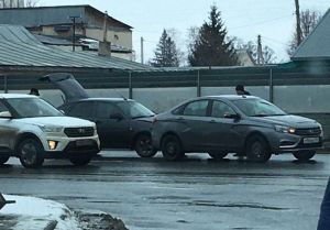 В пензенской Терновке два автомобиля устроили аварию
