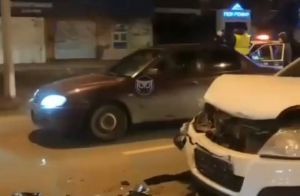 В Пензе на видео попали последствия аварии на улице Измайлова