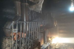При пожаре в бане в Кузнецке погиб мужчина