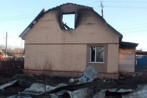 Появились фото с места пожара в Пензе, где погиб 58-летний мужчина