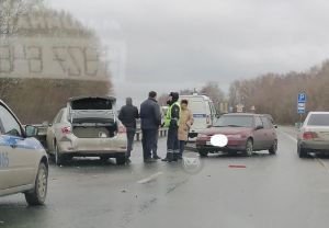 Прибыли сотрудники ГИБДД. Пензенцы сообщают о ДТП на федеральной трассе