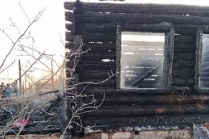 Появилось видео с места пожара в Пензенской области, где погибли семь человек