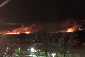 Рядом с райцентром Пензенской области случился обширный пожар