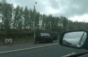 Пензенцы сообщают о жестком ДТП на федеральной трассе. Видео