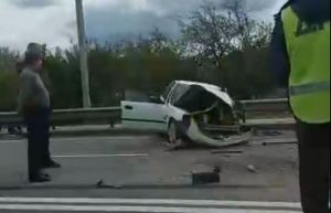 Появилось видео с места жуткой аварии на трассе «Урал» в Пензе