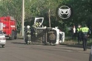 Стало известно, кто пострадал в ДТП с опрокинувшейся машиной в Пензе