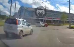 Момент нелепой аварии в пензенском Арбеково сняли на видео