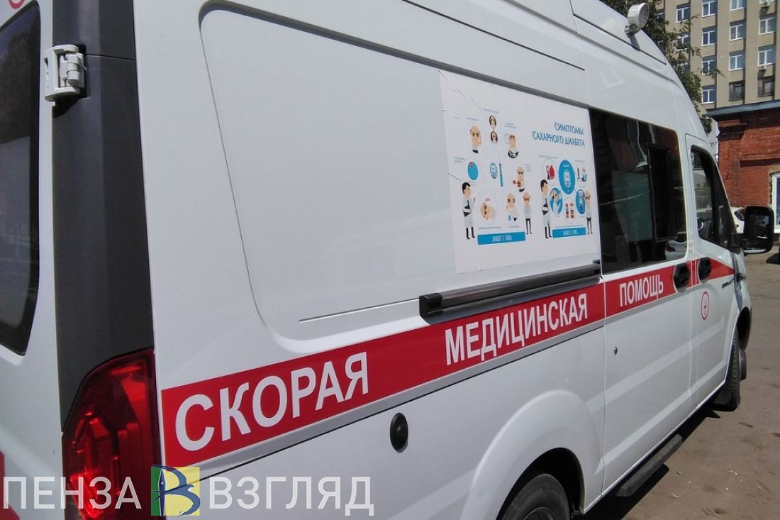 Сбитого в Кузнецке мотоциклиста увезли в больницу