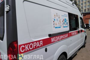 Сбитого в Кузнецке мотоциклиста увезли в больницу