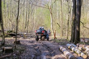 В Пензенской области квадроцикл улетел в кювет