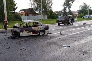 Опубликованы фото с места ДТП в Мордовии, где погибли 6 человек