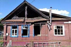 В Пензенской области при пожаре пострадал мужчина