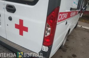 С дороги в Пензенской области слетел и перевернулся автомобиль