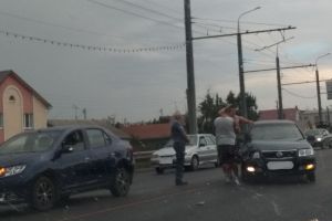 В пензенской Терновке столкнулись две иномарки