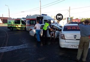 На улице Терновского в Пензе произошла авария с пострадавшими
