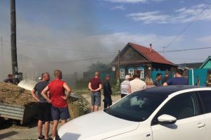 В Кузнецке Пензенской области сгорел частный дом