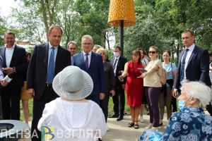 Визит полпреда президента РФ в ПФО Игоря Комарова. Пенза, Парк времен
