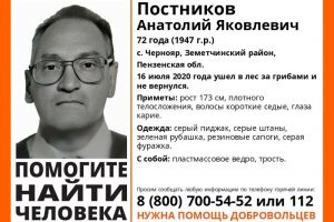 Житель Пензенской области ушел за грибами и пропал