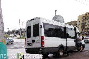 В Пензе в аварии у «Глобуса» пострадала пассажирка маршрутки