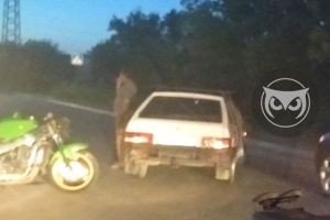 У переезда в районе Пензы-2 произошло ДТП с мотоциклом