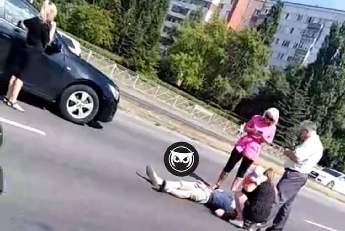 На путепроводе в пензенском районе Арбеково лежит сбитый мужчина