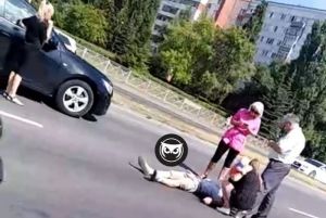 На путепроводе в пензенском районе Арбеково лежит сбитый мужчина