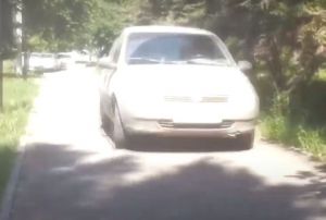 Пензенская Госавтоинспекция наказала «автохама» за езду по тротуару